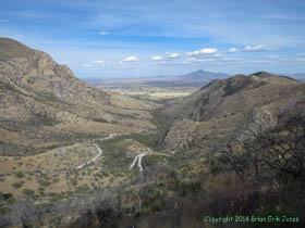 View from Montezuma Pass