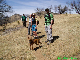 Shaun, Raquel, Cheetah and Brian on AZT Passage 5.