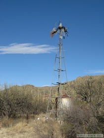 Windmill along Hope Camp Trail to Hope Camp