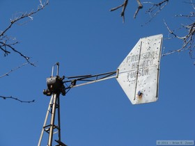 The windmill at Hope Camp