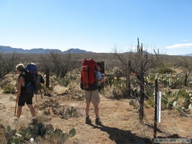 Trying to find our way from Hope Camp to the Arizona Trail