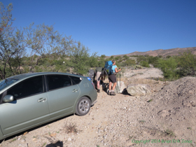 Getting ready to head out on Passage 9 of the Arizona Trail.