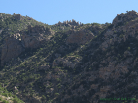 The rugged mid-elevation of the Santa Catalina Mountains.