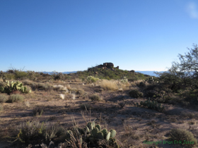 Passage 13 starts out in the low foothills of the Santa Catalina Mountains.