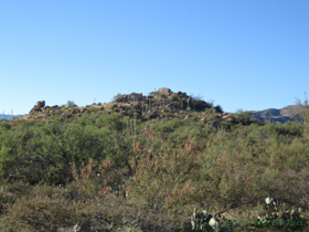 Bouldery hills abound on AZT Passage 13.