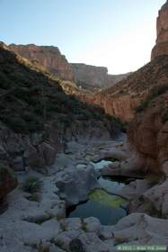 Looking from Horse Camp Canyon to Aravaipa Canyon