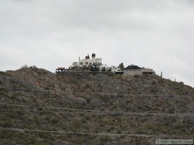 The Agua Verde Castle (aka Dunham Castle) seen from the Arizona Trail, Passage 8
