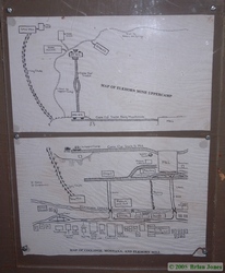 A map of the ghost town of Coolidge, Montana.