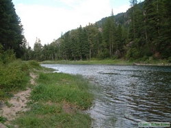 The Blackfoot River.
