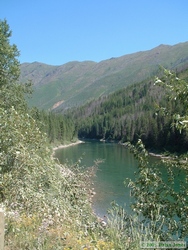 The North Fork of the Flathead River.