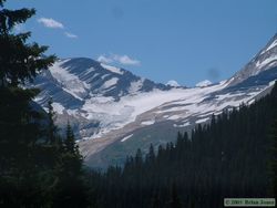 The quickly fading Jackson Glacier.