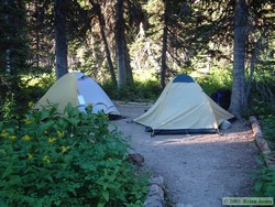 Our camp site the first night.