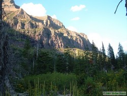 The grand scenery visible from camp.