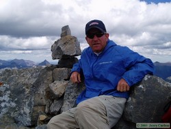 Jerry at the summit of Mt. Pinchot.