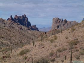 Looking west towards Tunnel Mine Canyon.
