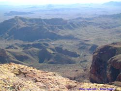 The view from the top of Mt. Ajo