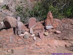 The Arch Canyon Shrine:  Testament to the survivors, or warning to those who might dare enter?