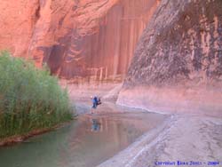 Jeff at one of the myriad of beautiful places in Paria Canyon