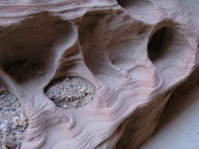Interesting erosional features in Paria Canyon.