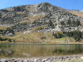 Pecos Baldy Lake in the Sangre de Cristo Mountains.
