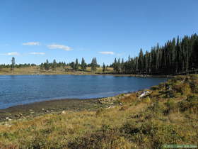 Pecos Baldy Lake in the Sangre de Cristo Mountains.