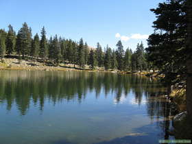 Truchas Lake in the Sangre de Cristo Mountains.