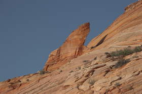 Sandstone formation in Coyote Buttes North.