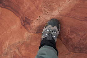 Dinosaur tracks in Coyote Buttes North.