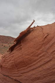 Sandstone formation near upper Buckskin Gulch