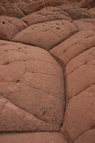 An interesting pillow-like sandstone formation near upper Buckskin Gulch