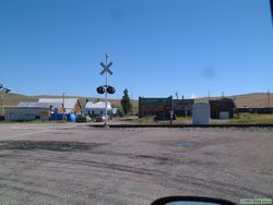 The 'town' of Monida on the Montana-Idaho border.  Get it?  Mon-Ida?
