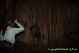 Shannon in Yok Baluum Cave