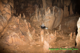 Scientific instrumentation in Yok Baluum Cave