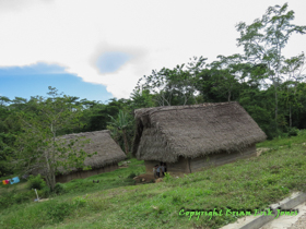 Walking through the village of Santa Cruz