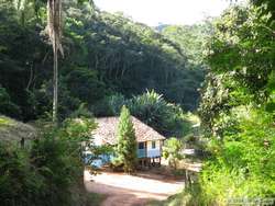 A house on the Muriqui Preserve.