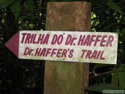 Dr. Haffers Trail sign.