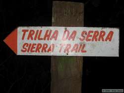 Sierra Trail sign.