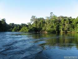 It was nearing sundown by the time we left the Rio Cristalino Jungle Lodge.