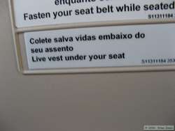 Be careful, in Brazil, even the vests are alive!