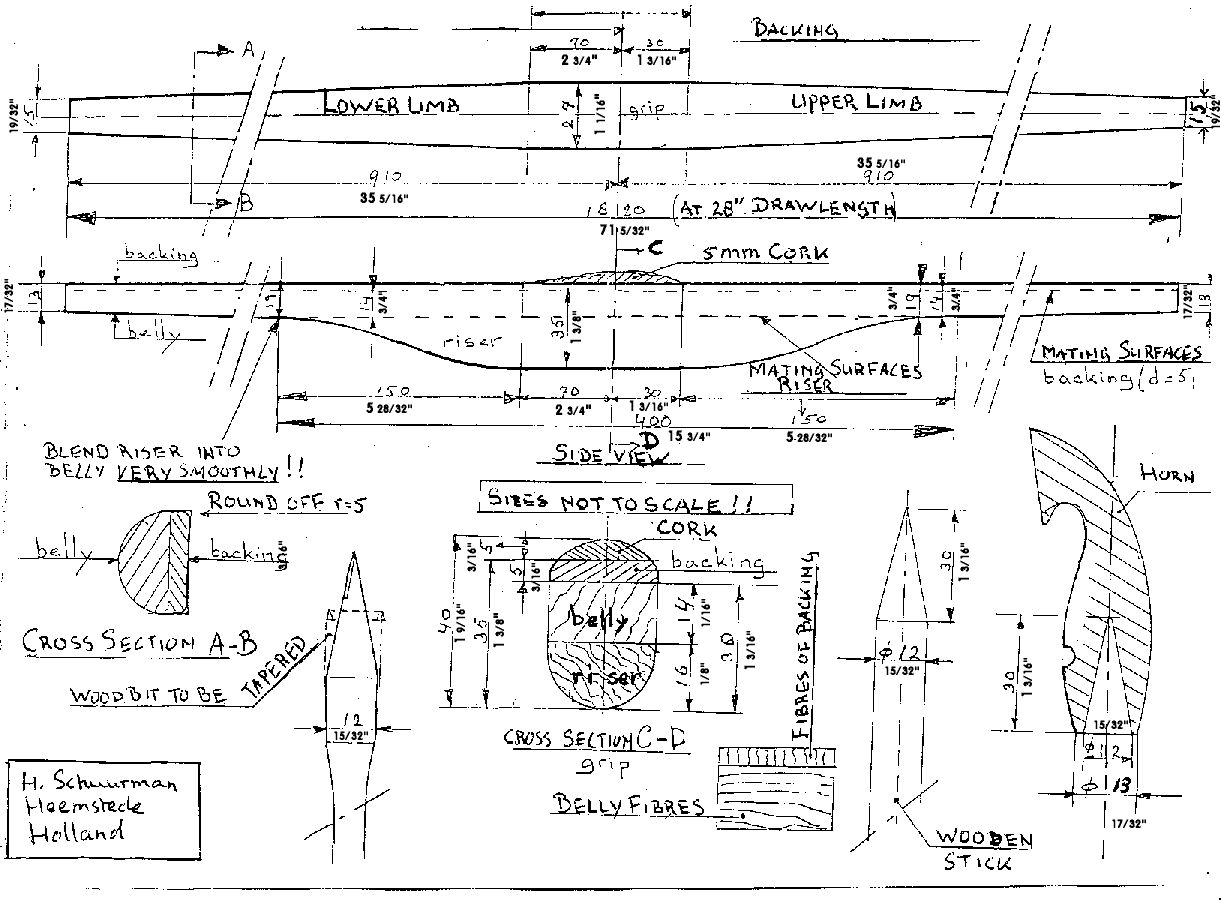 diagram of an archery quiver