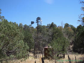 A windmill along Arizona Trail Passage 1.