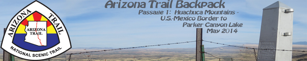 Arizona Trail Passage 1 Backpack - April 11-13, 2014