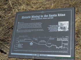 Informational sign on AZT Passage 4.