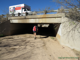 We hauled less than this U-Haul as Cheetah and Jerry duck to cross under the highway.