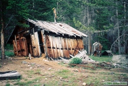I think this may have been an ice house in the ghost town of Coolidge, Montana.