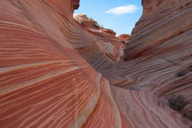 Sandstone formation near the Wave in Coyote Buttes North.