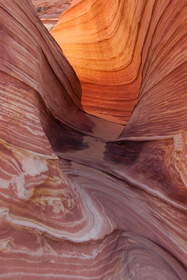 Sandstone formation near the Wave in Coyote Buttes North.