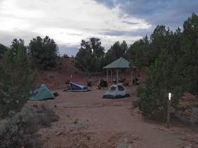 Our campsite at Stateline Campground.